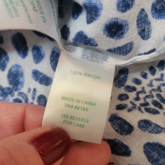 Lilly Pulitzer Elsa Button Down Top L - Picture 11 of 12